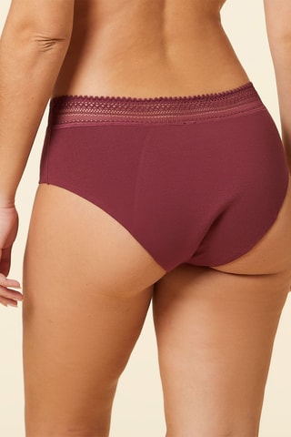 Cueca menstrual - Fluxo médio Celia - Bordô