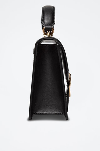 Sac bandoulière en cuir de veau - Noir - Pinko