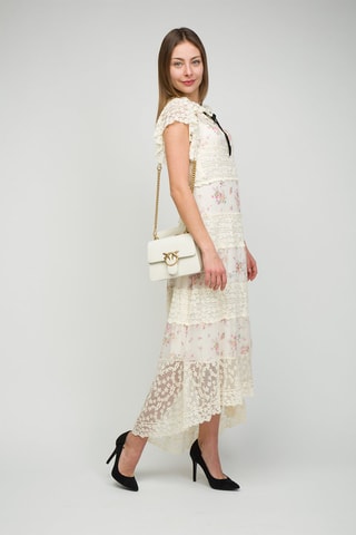 Sac à main en cuir Love One - Blanc