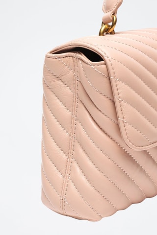 Sac à main en cuir - Rose poudré