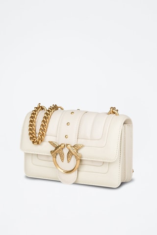 Sac bandoulière en cuir - Blanc