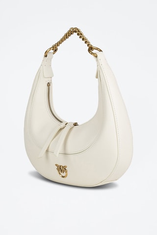 Sac porté épaule en cuir - Blanc