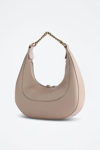 Sac porté épaule en cuir - Rose