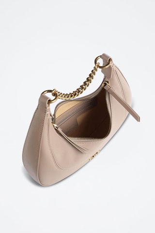 Sac porté épaule en cuir - Rose