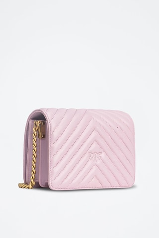 Sac bandoulière en cuir - Mauve