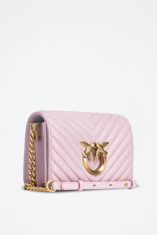 Sac bandoulière en cuir - Mauve