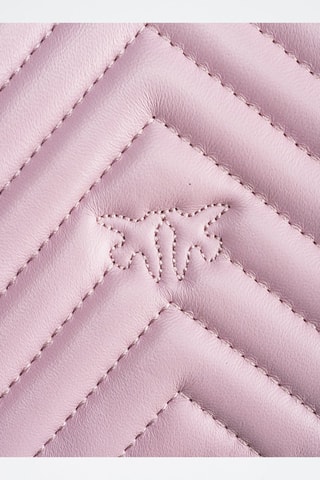 Sac bandoulière en cuir - Mauve