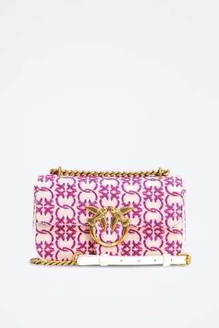 Sac bandoulière - Blanc et rose