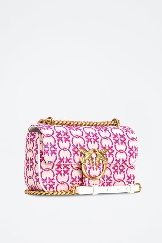 Sac bandoulière - Blanc et rose