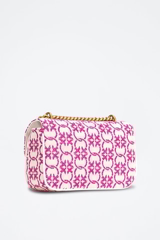 Sac bandoulière - Blanc et rose