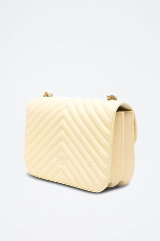 Sac bandoulière en cuir - Crème