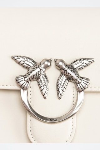 Sac bandoulière en cuir Love One Mini Dc - Blanc