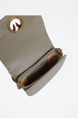 Sac bandoulière en cuir - Taupe