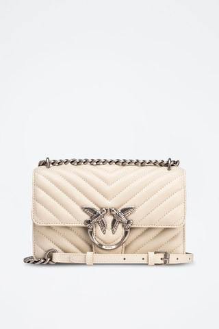 Sac bandoulière en cuir - Blanc