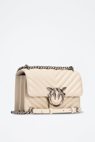 Sac bandoulière en cuir - Blanc