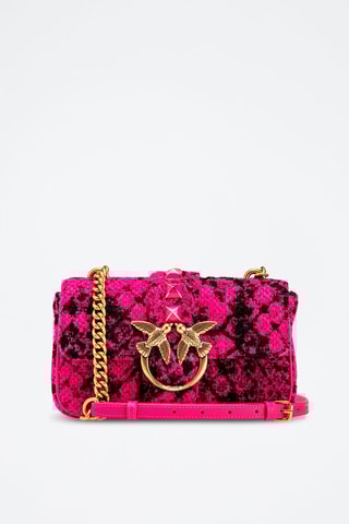 Sac bandoulière - Fuchsia et noir