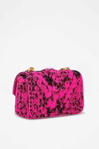Sac bandoulière - Fuchsia et noir
