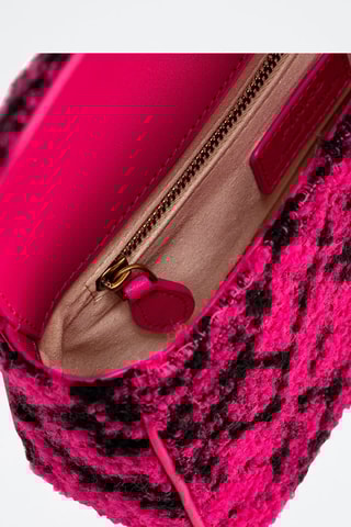 Sac bandoulière - Fuchsia et noir
