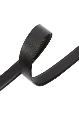 Ceinture en cuir Love Berry - Noir