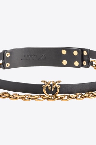 Ceinture en cuir - Noir