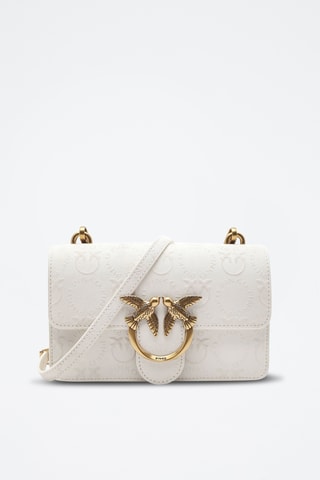 Sac bandoulière en cuir Love Bon Bon - Blanc