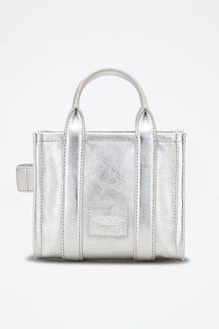 Sac à main en cuir The Metallic - Argenté