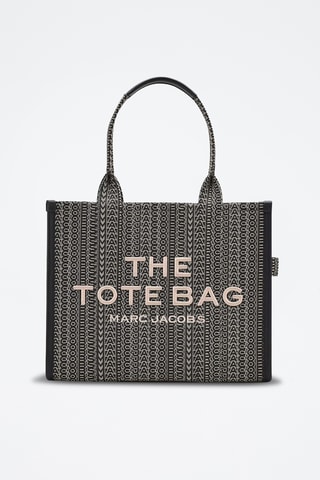 Sac porté épaule The Monogram Jacquard - Noir et gris