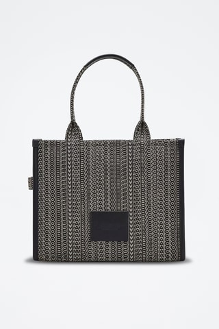 Sac porté épaule The Monogram Jacquard - Noir et gris