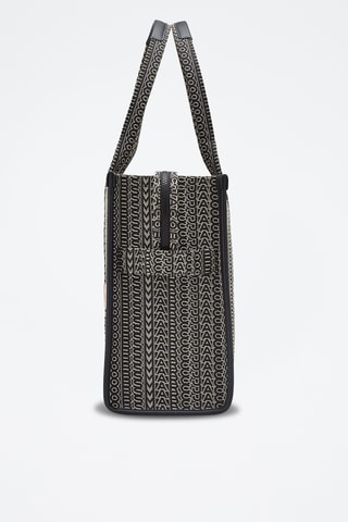 Sac porté épaule The Monogram Jacquard - Noir et gris