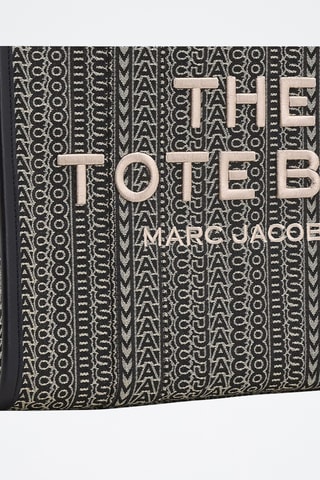 Sac porté épaule The Monogram Jacquard - Noir et gris