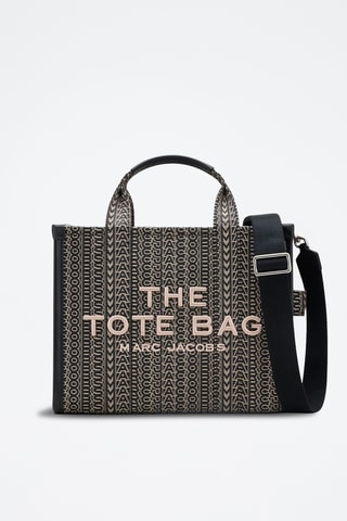 Sac porté épaule The Monogram Jacquard - Noir et gris