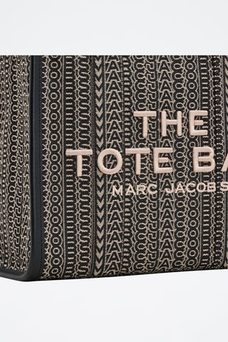 Sac porté épaule The Monogram Jacquard - Noir et gris