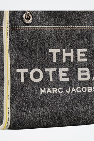 Sac porté épaule en jean The Denim Chain - Noir