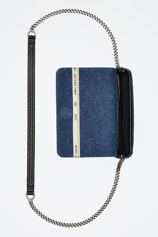 Sac bandoulière en jean The Denim Chain - Bleu cobalt