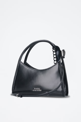 Sac à main en cuir The Glam - Noir 