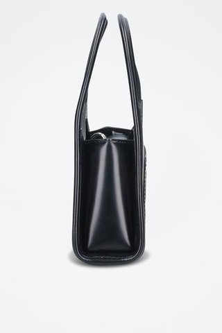 Sac à main en cuir The Glam - Noir 