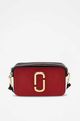 Sac bandoulière en cuir The Snapshot - Rouge et noir