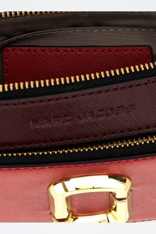 Sac bandoulière en cuir The Snapshot - Rouge et noir