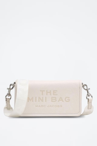 Sac bandoulière en cuir The Leather Mini Bag - Blanc