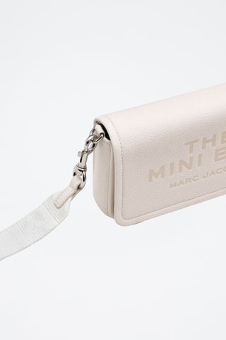 Sac bandoulière en cuir The Leather Mini Bag - Blanc