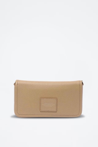 Sac bandoulière en cuir The Leather Mini Bag - Camel
