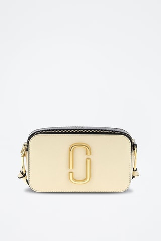 Sac bandoulière en cuir Snapshot - Beige