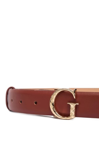 Ceinture Adj & Not Rev - Marron