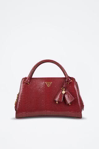 Sac à main verni Annita - Rouge