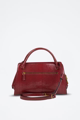 Sac à main verni Annita - Rouge