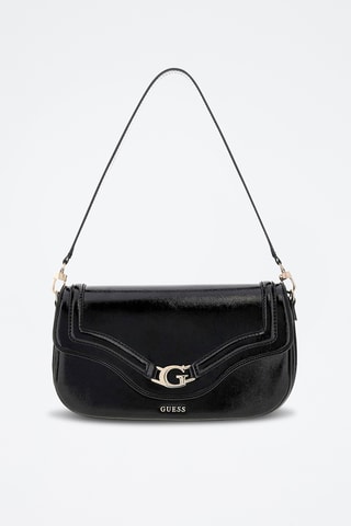 Sac porté épaule verni Dea - Noir