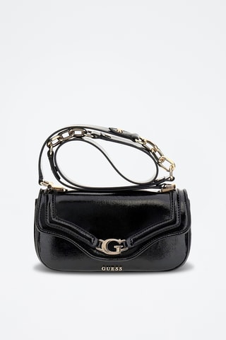 Sac bandoulière verni Dea - Noir