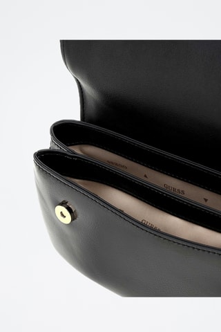 Sac bandoulière verni Dea - Noir