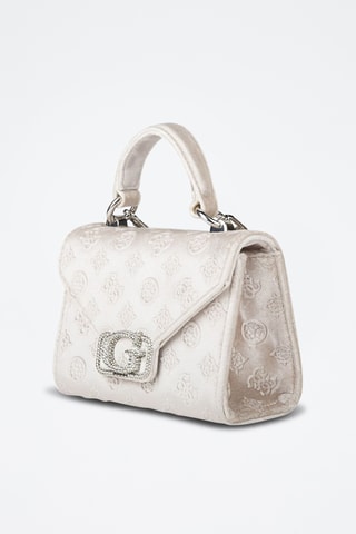 Sac à main en velours Zalina - Ecru