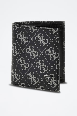 Portefeuille en cuir Milano - Noir